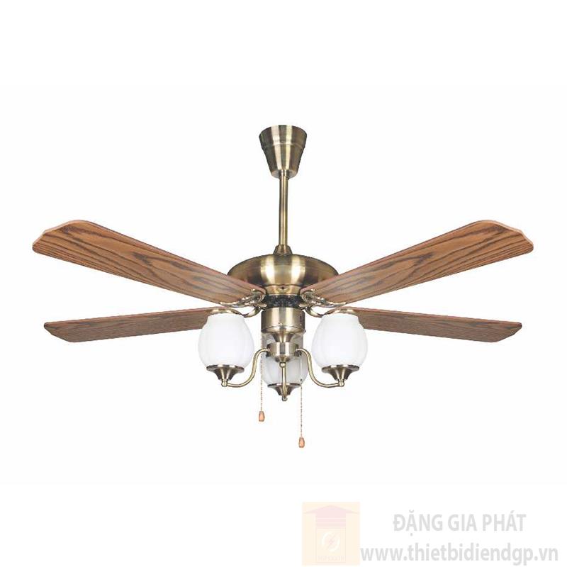 Quạt trần Nam Long NetViet 5 cánh NQ 50930 E27*3 lamp